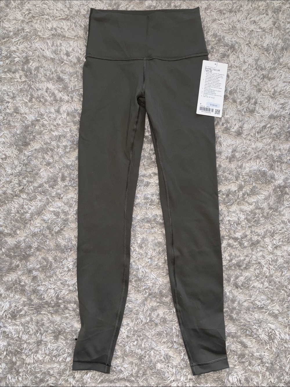 lululemon athletica Dark Olive High-Waist Leggings